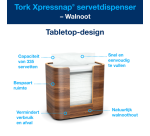 Distributeur serviette Tork Xpressnap N4 Signature 273002 noyer