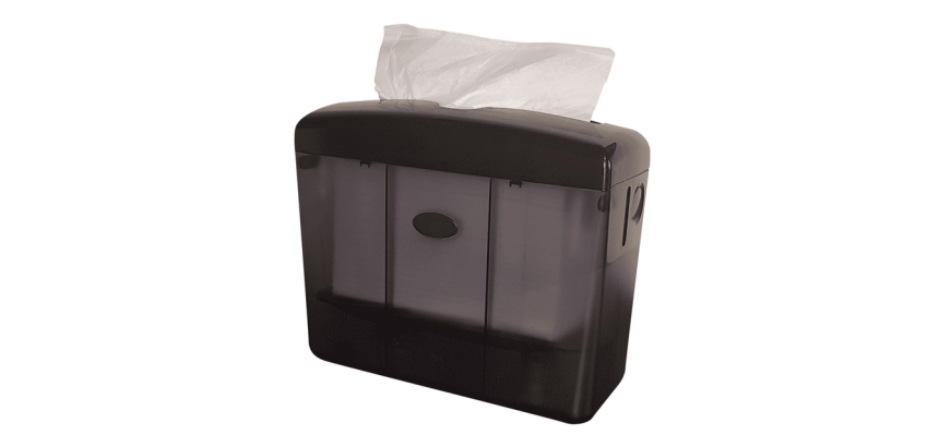 <tabletop hand towel dispenser Pearl Line P9 430153 Black>