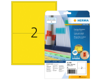 Etiquette HERMA 4496 199,6x143,5mm 40 pièces jaune