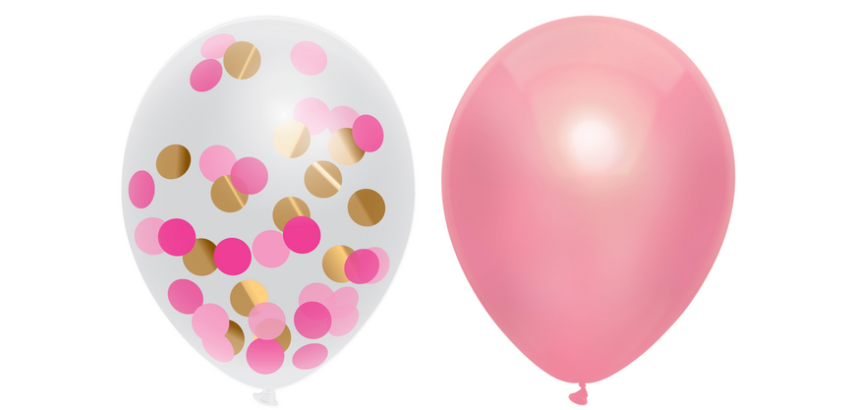 Ballons Haza Princess Pink Ø 30cm 6 pièces