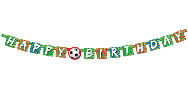 Haza Happy Birthday Letter Garland 180cm