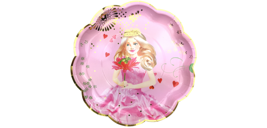 Bord Haza prinses 23cm 8 stuks