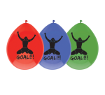 Ballon Haza goal! Ø30cm assorti 6 stuks