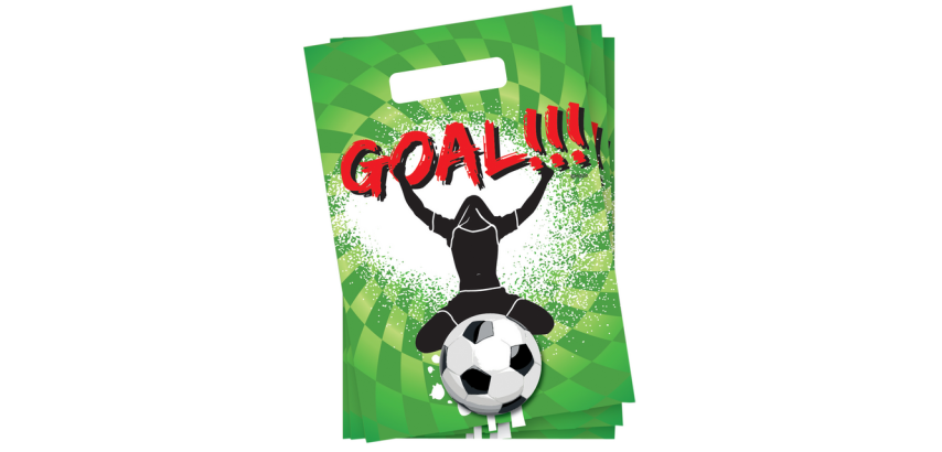 Uitdeelzakjes Haza goal! 6 stuks