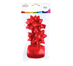 Cadeaulint Haza polyband en 2 rozetten rood