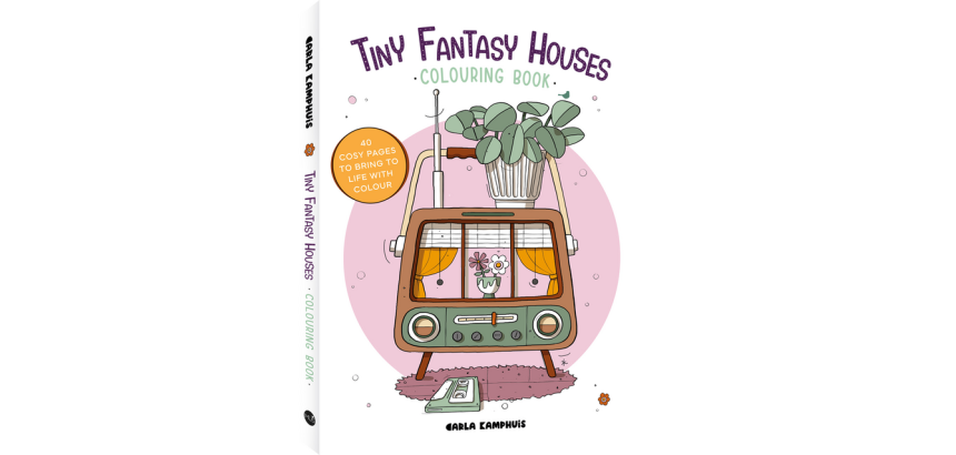 MUS Tiny Fantasy Houses Coloring Book