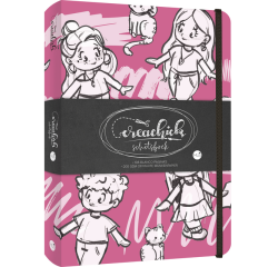 Schetsboek CreaChick Raspberry
