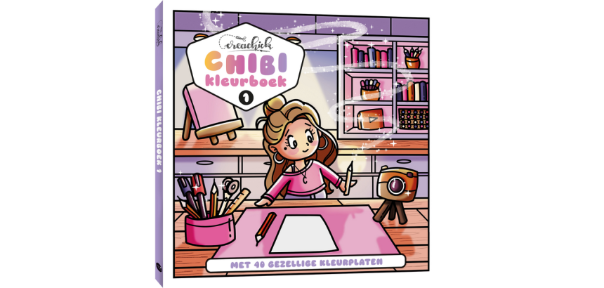 CreaChick Chibi Coloring Book