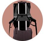 Sac à dos Oxford Identity Off road 10 compartiments noir