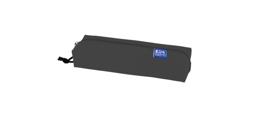 Oxford Live & Go black pencil case