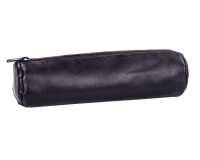 Pennenetui Oxford 22x6cm leer rond zwart
