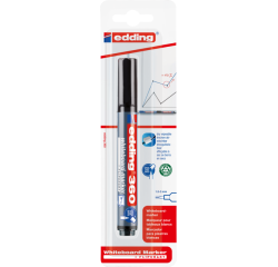 Marqueur tableau blanc edding 360 ogive 1,5-3mm noir blister