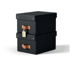 Opbergdoos Leitz Puro met deksel 7 liter set van 2 zwart