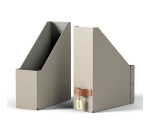 Tijdschriftencassette Leitz Puro set van 2 beige