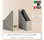Tijdschriftencassette Leitz Puro set van 2 beige