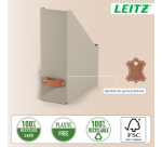 Tijdschriftencassette Leitz Puro set van 2 beige