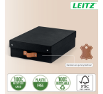 Opbergdoos Leitz Puro met deksel 8 liter set van 2 zwart