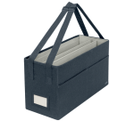 Sac de rangement Leitz tissu avec couvercle gris