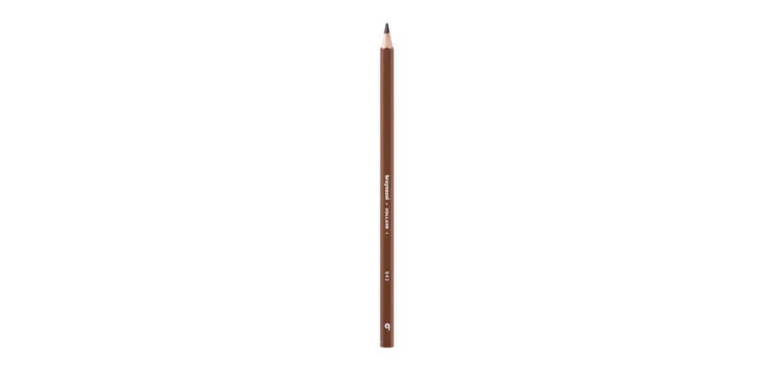 Bruynzeel Super 953 dark brown colored pencil