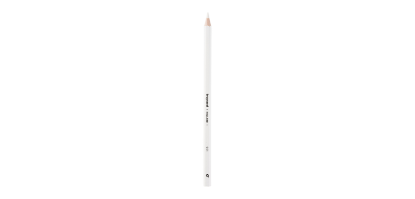 Bruynzeel Super 901 white colored pencil