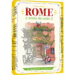 Coloring Book Urban Anna Rome is where my heart is