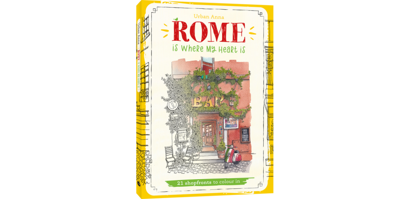 Coloring Book Urban Anna Rome is where my heart is
