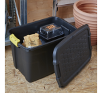 Opbergbox Bankers Box 60L met handgrepen robuust zwart