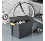 Opbergbox Bankers Box 60L met handgrepen robuust zwart