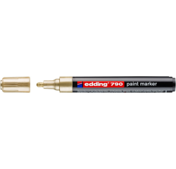 Marqueur peinture edding 790 base alcool 2-3mm or