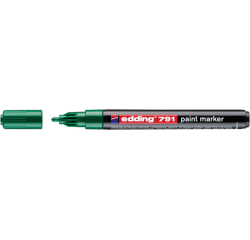 Paintmarker edding 791 op alcoholbasis 1-2mm groen