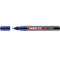 Paintmarker edding 791 op alcoholbasis 1-2mm blauw