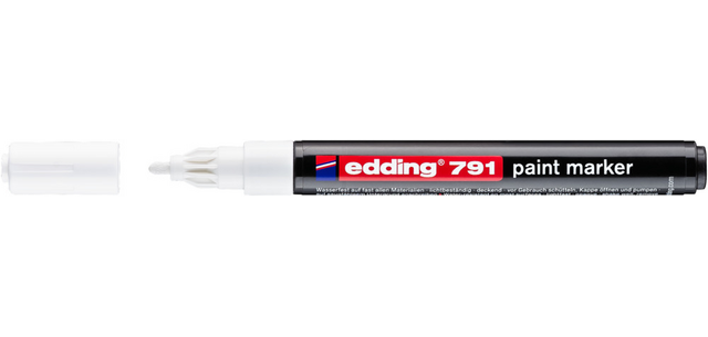 Edding 791 Lackmarker alkoholbasiert 1-2mm weiß
