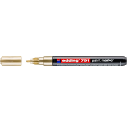 Paintmarker edding 791 op alcoholbasis 1-2mm goud
