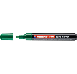 Paintmarker edding 790 op alcoholbasis 2-3mm groen