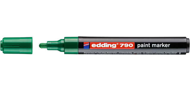 Alcohol-based edding 790 paint marker 2-3mm green