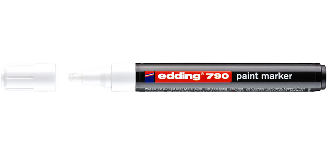 Alcohol-based edding 790 paint marker 2-3mm white