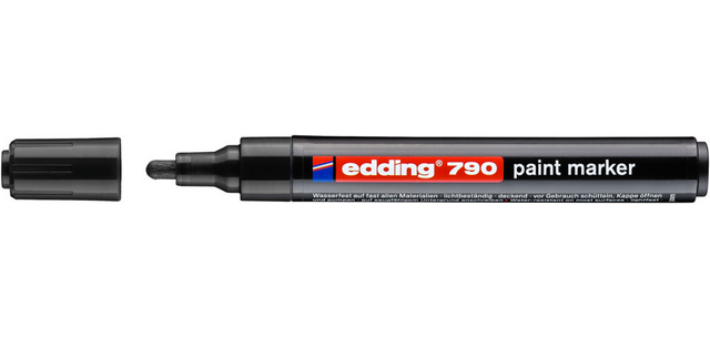 Marqueur peinture edding 790 base alcool 2-3mm noir