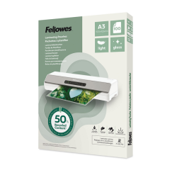 Fellowes A3 Light Laminating Pouch 50% Recycled Glossy 100 Pieces