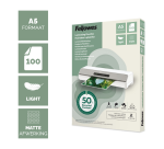 Lamineerhoes Fellowes A5 light 50% gerecycled mat 100stuks