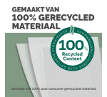Voorblad Fellowes A4 PET 200micron recycled 100 stuks