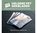 Voorblad Fellowes A4 PET 200micron recycled 100 stuks