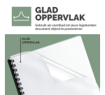 Voorblad Fellowes A4 PET 200micron recycled 100 stuks