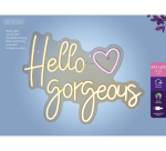LED Sign Lumineo Indoor USB Neon Hello Gorgeous