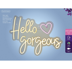 Ledbord Lumineo indoor USB neon Hello Gorgeous