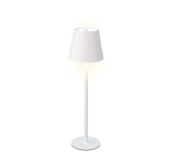 Lampe de table Lumineo LED rechargeable steady extérieur blanc