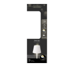 Tafellamp Lumineo led oplaadbaar steady binnen wit