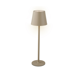 Lampe de table Lumineo LED rechargeable steady intérieur brun