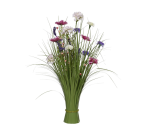 Plante herbacée Everlands avec fleurs assorties 70cm polyester