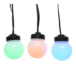 Guirlande Partylight Lumineo LED extérieur 20 boules 950cm assorti