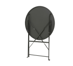 Ensemble bistro acier 3 parties anthracite